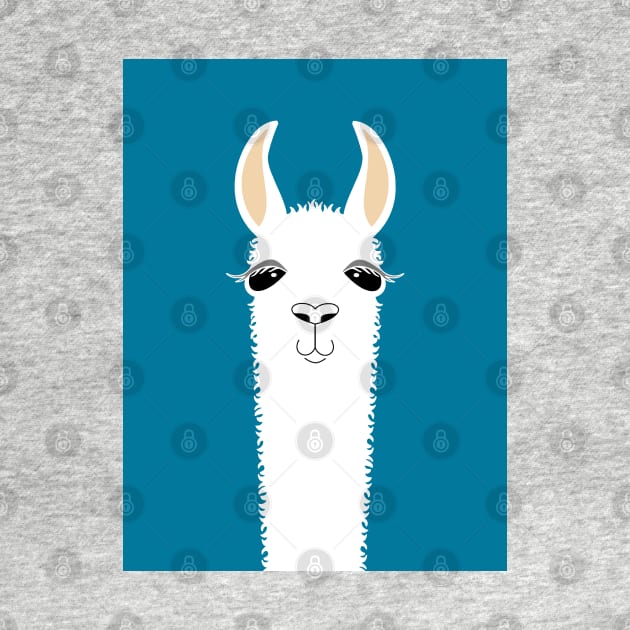 LLAMA PORTRAIT #10 by JeanGregoryEvans1